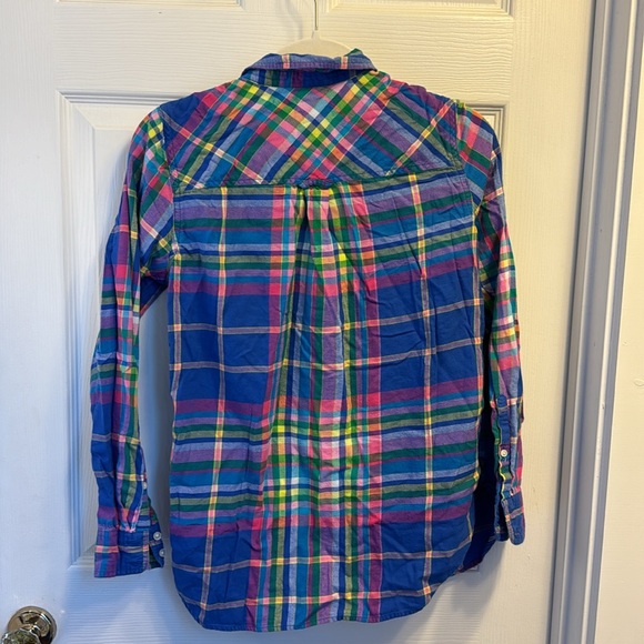 J. Crew Boy Shirt in rainbow - Picture 3 of 3